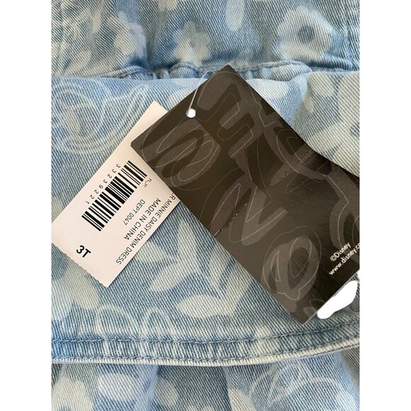 Disney Minnie Mouse & Daisy Duck Toddler Denim Dress 3T New - Picture 5 of 5